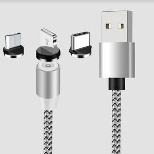 White Three-in-One Charger